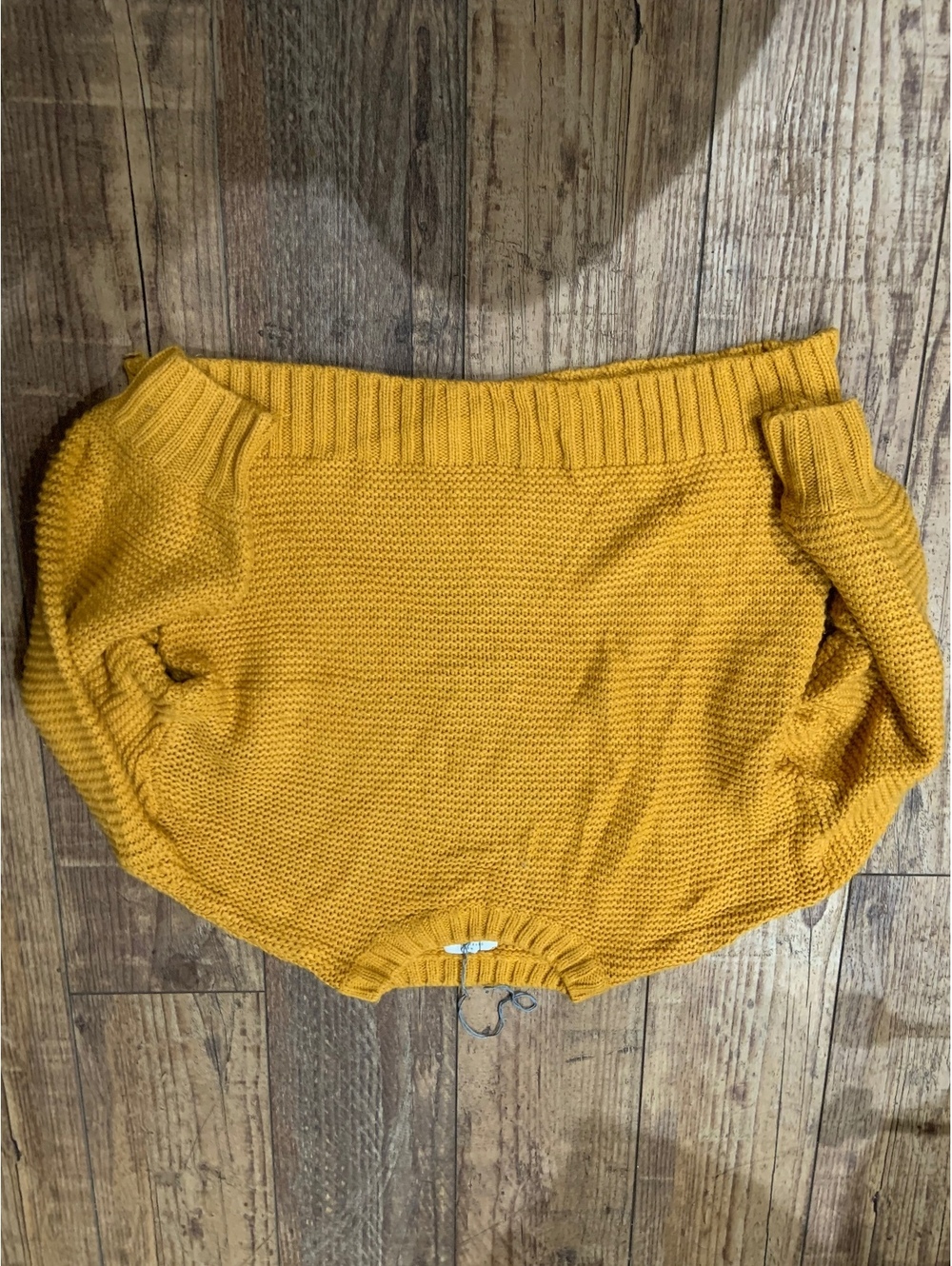 New Directions Mustard Knit sweater